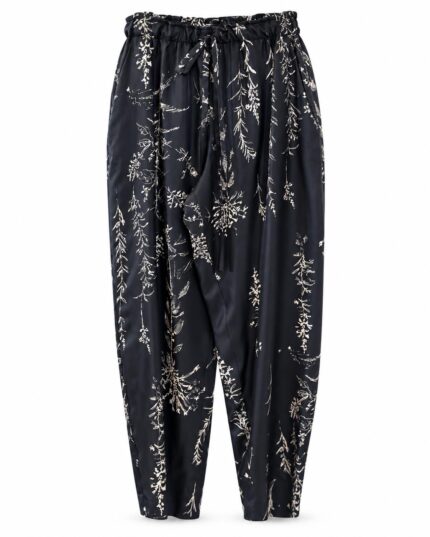 PANTALONE IN SETA STAMPATO
