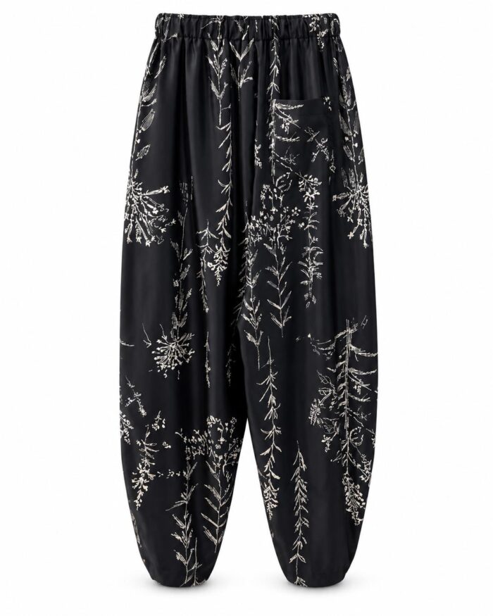 PANTALONE IN SETA STAMPATO