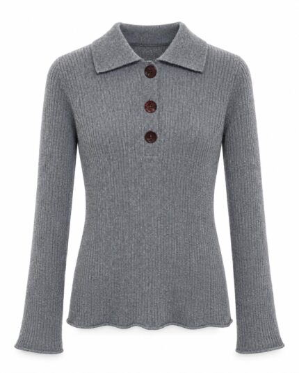 MAGLIA IN LANA GRIGIA