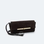CLUTCH BAG IN SUEDE