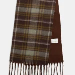 MAXI SCIARPA Brown check