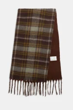 MAXI SCIARPA Brown check