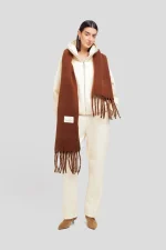 MAXI SCIARPA Brown check
