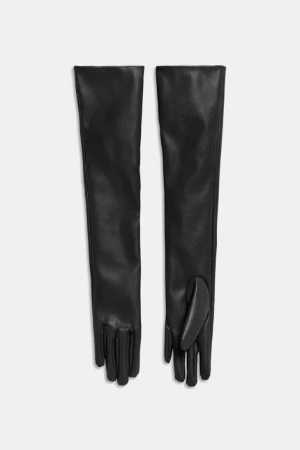 GUANTI IN ECOPELLE Black