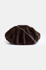 CLUTCH IN ECOPELLICCIA Brown