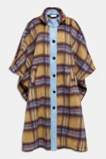 CAPPA IN PANNO CHECK Brown check