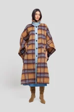 CAPPA IN PANNO CHECK Brown check
