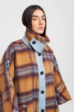 CAPPA IN PANNO CHECK Brown check