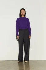 PANTALONE SARTORIALE NERO