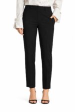 Pantalone New York sigaretta in pettinato confort nero