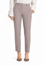 Pantalone New York sigaretta in pettinato confort beige